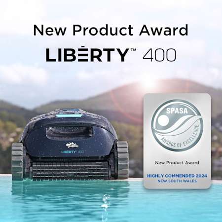 Dolphin Liberty 400 Cordless Robotic Pool Cleaner (Up to 10m Pools)